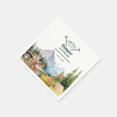 Woodland Animals Adventure Camper Kinderdusche Serviette (Ecke)