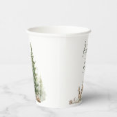 Woodland Animals Adventure erwartet Baby Shower Pappbecher (Rechts)