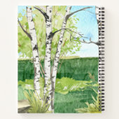 Woodland Animals Aquarell Individuelle Name Sketch Notizblock (Rückseite)