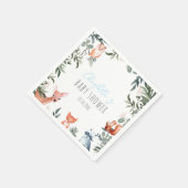 Woodland Animals Baby Dusche Boy Napkins Serviette (Ecke)