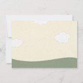 Woodland Animals Baby Dusche Danke Karte (Rückseite)