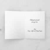 Woodland Animals Baby Dusche Danke Karten (Innenseite)