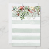 Woodland Animals Baby Dusche Einladung Wald (Rückseite)