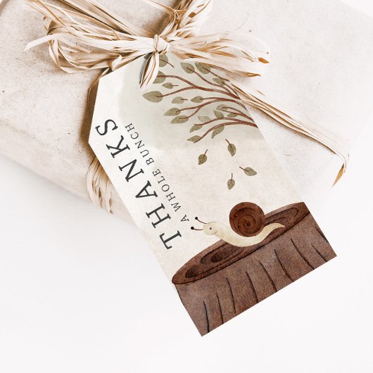 Woodland Animals Baby Dusche Gefallen Geschenkanhänger