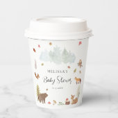 Woodland Animals Baby Dusche Party Pappbecher (Vorderseite)
