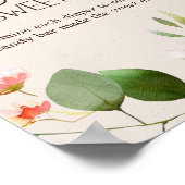 Woodland Animals Baby Dusche Ratschlag Sweet Mess  Poster (Ecke)