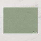 Woodland Animals Baby Duschhilfe Spiel Postkarte (Rückseite)