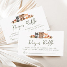 Woodland Animals Baby Duschmaschine Windler Raffle