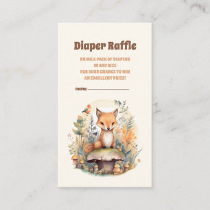 Woodland Animals Baby Duwer Windpreisraffinerie Begleitkarte