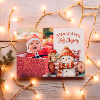 Woodland Animals Baby Erste Weihnachten