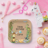Woodland Animals Baby Geburtstag Pappteller (Party)