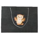 Woodland Animals Baby Showbeutel Große Geschenktüte (Rückseite)