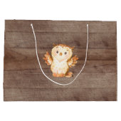 Woodland Animals Baby Showbeutel Große Geschenktüte (Rückseite)