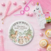 Woodland Animals Baby Shower 7" Plättchen Pappteller (Party)