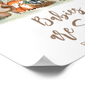 Woodland Animals Baby Shower Babies are Sweet Sign Poster (Ecke)