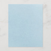 Woodland Animals Baby Shower Budget Einladungen (Rückseite)