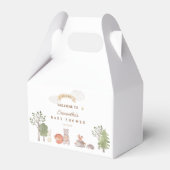 Woodland Animals Baby Shower Favor Box Geschenkschachtel (Vorderseite)