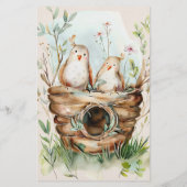 Woodland Animals Baby Shower Mommy oder Daddy Game Flyer (Hinten)