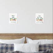 Woodland Animals Baby Showspiele Poster Set (Schlafzimmer)