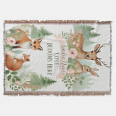 Woodland Animals Babydusche Decke (Vorderseite)