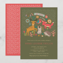 Woodland Animals Babydusche