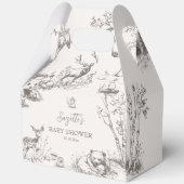 Woodland Animals Babydusche Geschenkschachtel (Vorderseite)