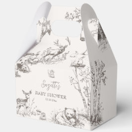 Woodland Animals Babydusche Geschenkschachtel