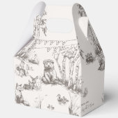 Woodland Animals Babydusche Geschenkschachtel (Rückseite)