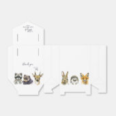 Woodland Animals Babydusche Geschenkschachtel (Ungefaltet)
