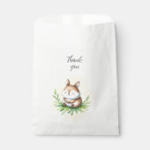 Woodland Animals Babydusche Geschenktütchen (Vorderseite)