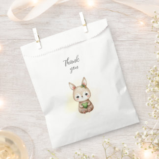 Woodland Animals Babydusche Geschenktütchen