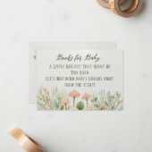 Woodland Animals Babydusche Mitteilungskarte (Vorderseite/Rückseite Beispiel)