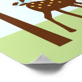 Woodland Animals Babydusche Poster (Ecke)