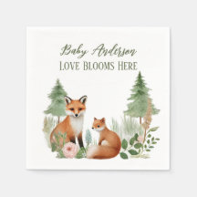 Woodland Animals Babydusche