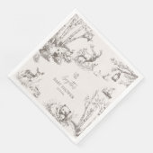 Woodland Animals Babydusche Serviette (Ecke)