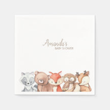 Woodland Animals Babydusche