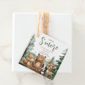 Woodland Animals Babydusche S'mores Geschenkanhänger (Beispiel)
