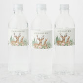 Woodland Animals Babydusche Wasserflaschenetikett (Flaschen)
