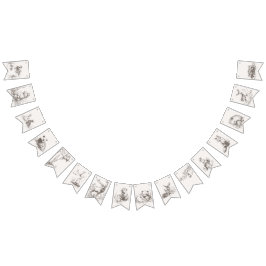 Woodland Animals Babydusche Wimpelkette