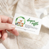 Woodland Animals Babydusche Windelwindeln Begleitkarte