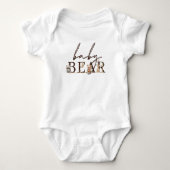 Woodland Animals Boho Baby Bear Baby Strampler (Vorderseite)