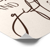 Woodland Animals Boho Baby Shower Cards Schild (Ecke)