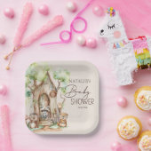 Woodland Animals Boho Kinderdusche Pappteller (Party)