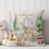 Woodland Animals Boho Rustic Baby Kissen