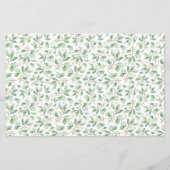 Woodland Animals Budget Kinderdusche Einladung (Rückseite)