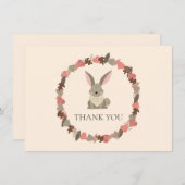 Woodland Animals Bunny Danke (Vorne/Hinten)