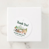Woodland Animals Camping Kinderdusche Vielen Dank Geschenkanhänger (Beispiel)