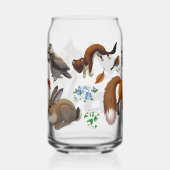 Woodland Animals can glass Dosenglas (Vorderseite)