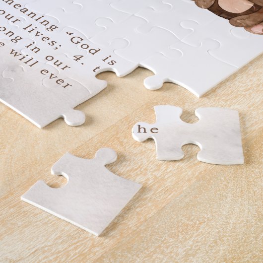 Woodland Animals Custom Monogram Puzzle (Seite)