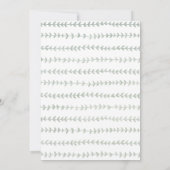 Woodland Animals Forest Birthday Party Invitation Einladung (Rückseite)